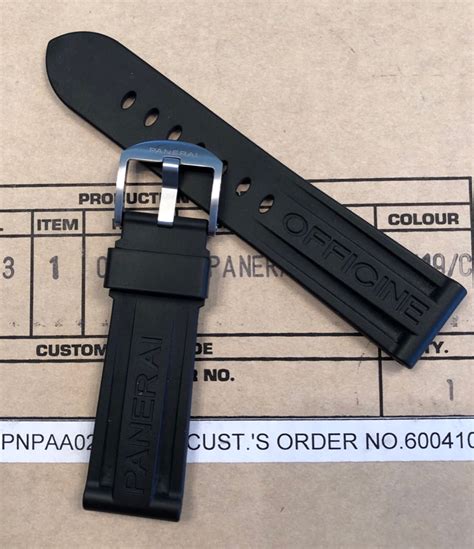 panerai oem rubber strap price|genuine Panerai straps.